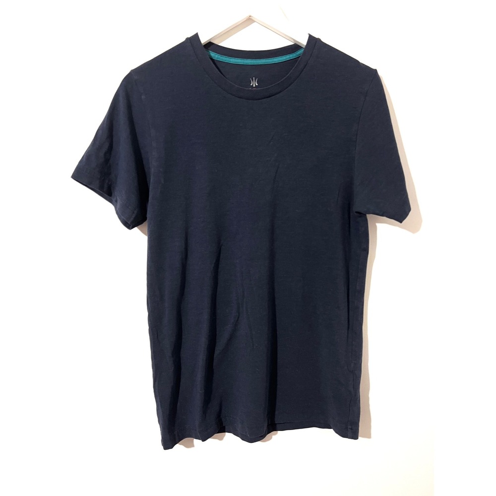 RHONE Navy Blue Pima Cotton Blend Short Sleeve‎ Performance Tee Excellent M